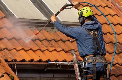Démoussage et hydrofuge de toiture à Rexpoëde